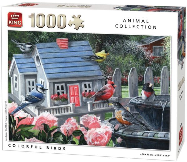 จิ๊กซอว์ 1000 ชิ้น Colourful Bird