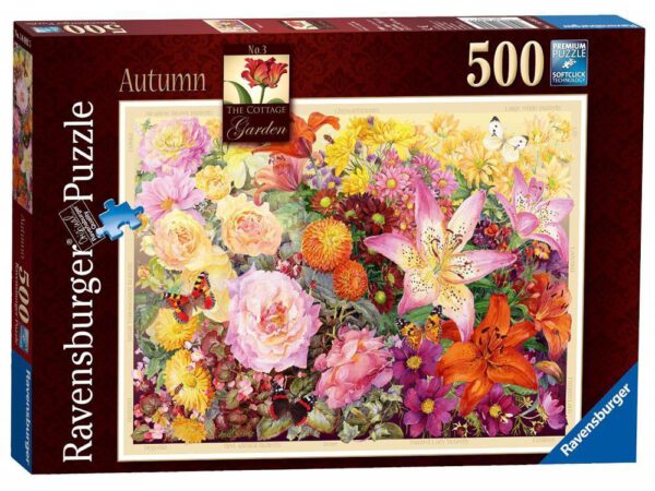จิ๊กซอว์ 500 ชิ้น The Cottage Garden No 3 Autumn
