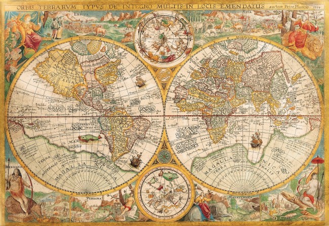 จิ๊กซอว์ 2000 ชิ้น Ancient World Map